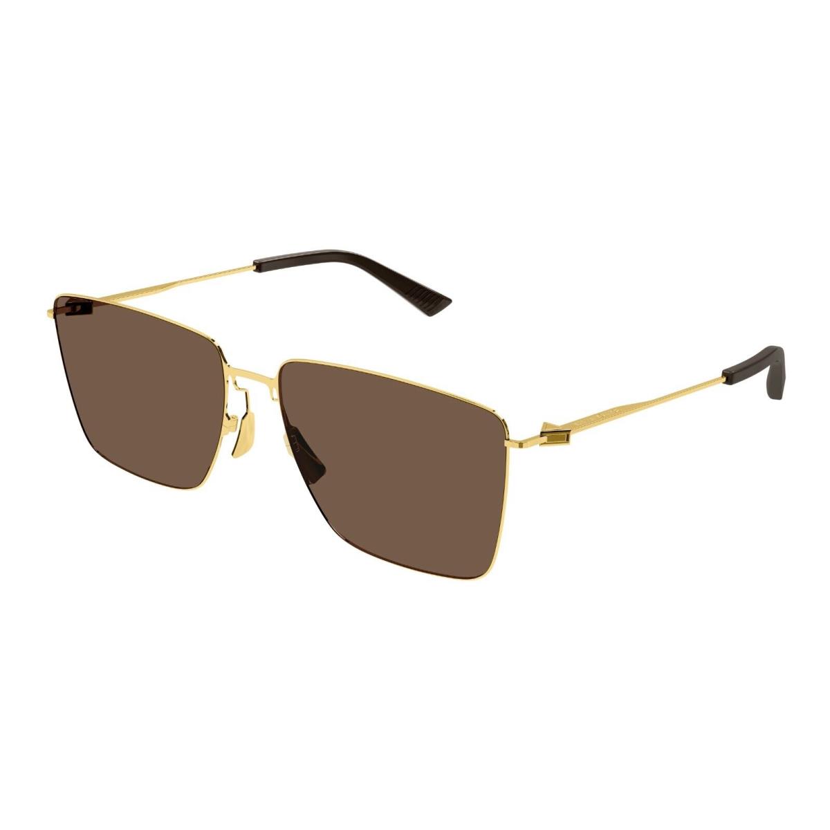 Bottega Veneta BV1267S Gold/brown 002 Sunglasses