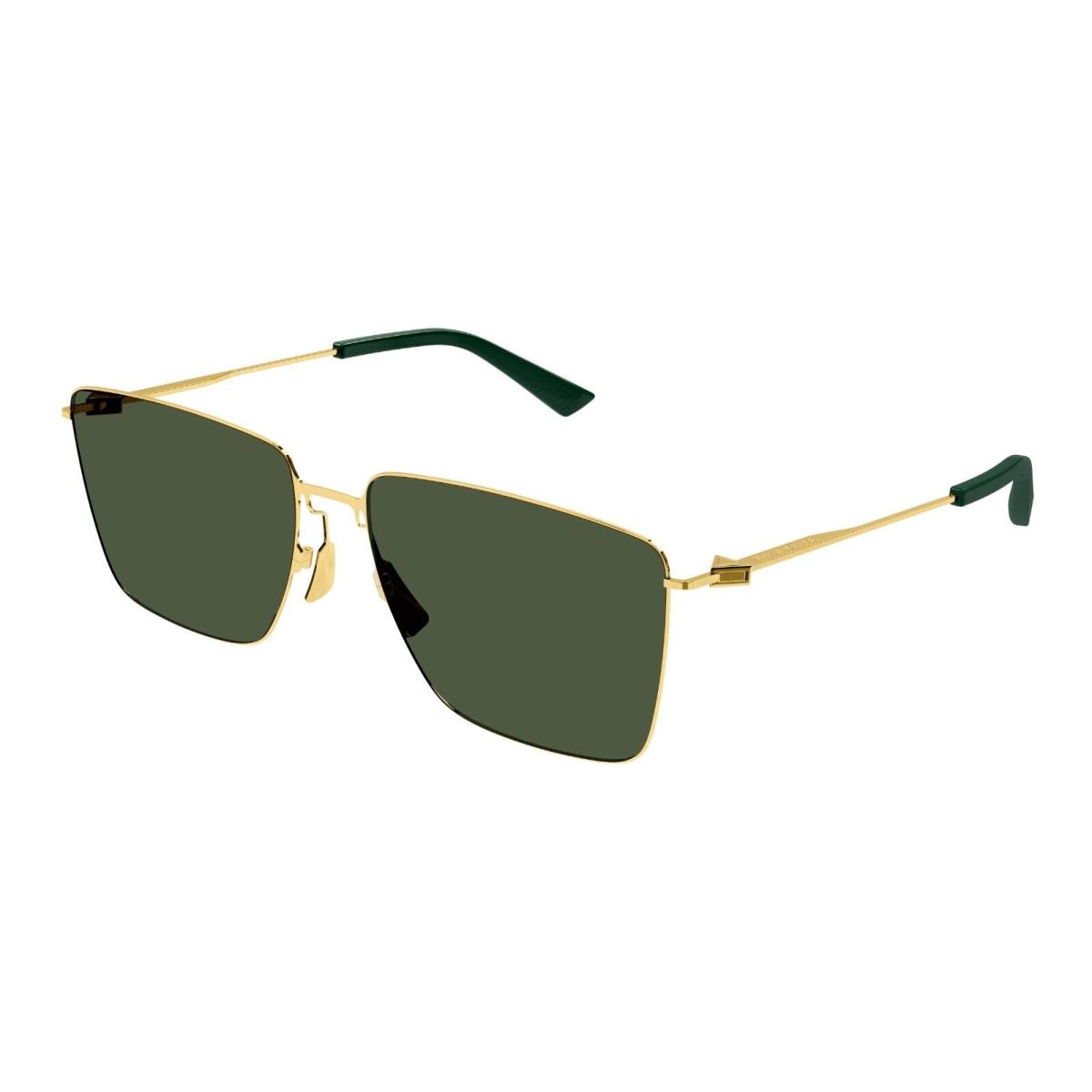 Bottega Veneta BV1267S Gold/green 004 Sunglasses