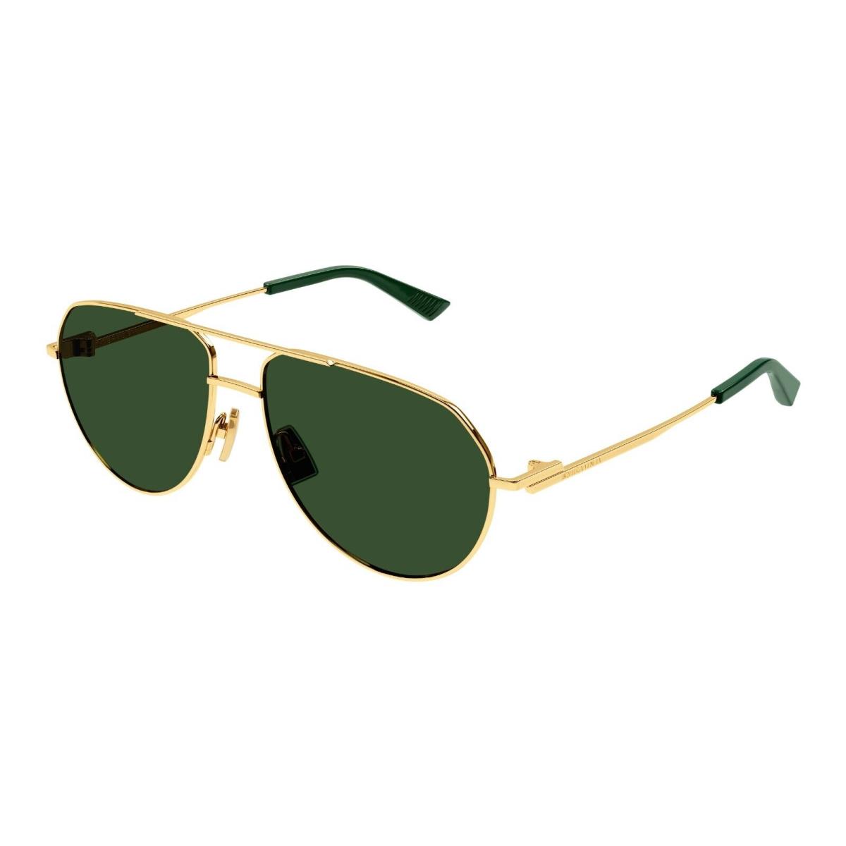 Bottega Veneta BV1302S Gold/green 003 Sunglasses