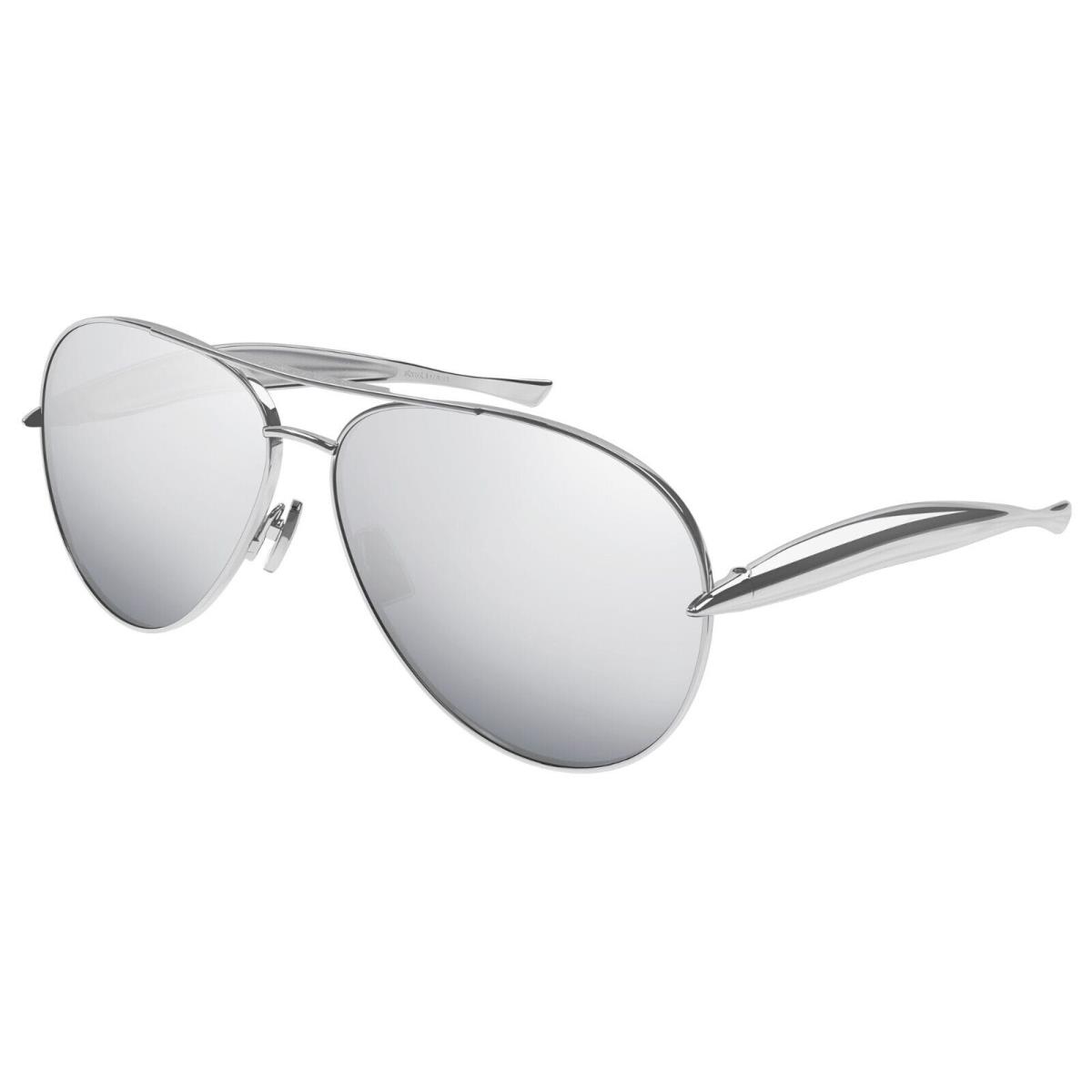 Bottega Veneta BV1305S Silver/silver Mirrored 003 Sunglasses