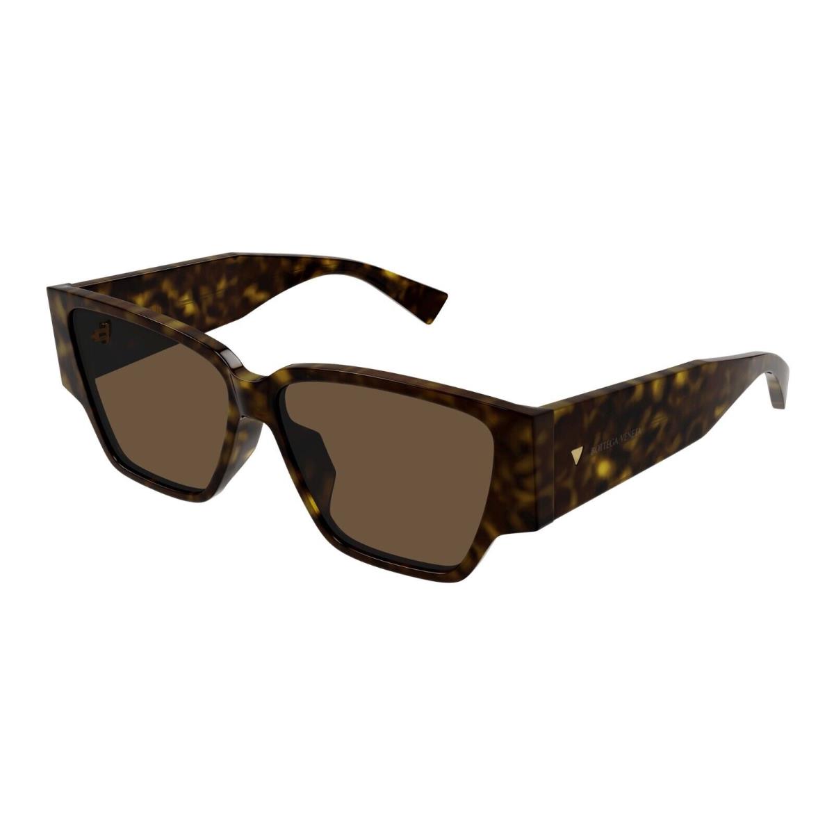 Bottega Veneta BV1285S Havana/brown 002 Sunglasses