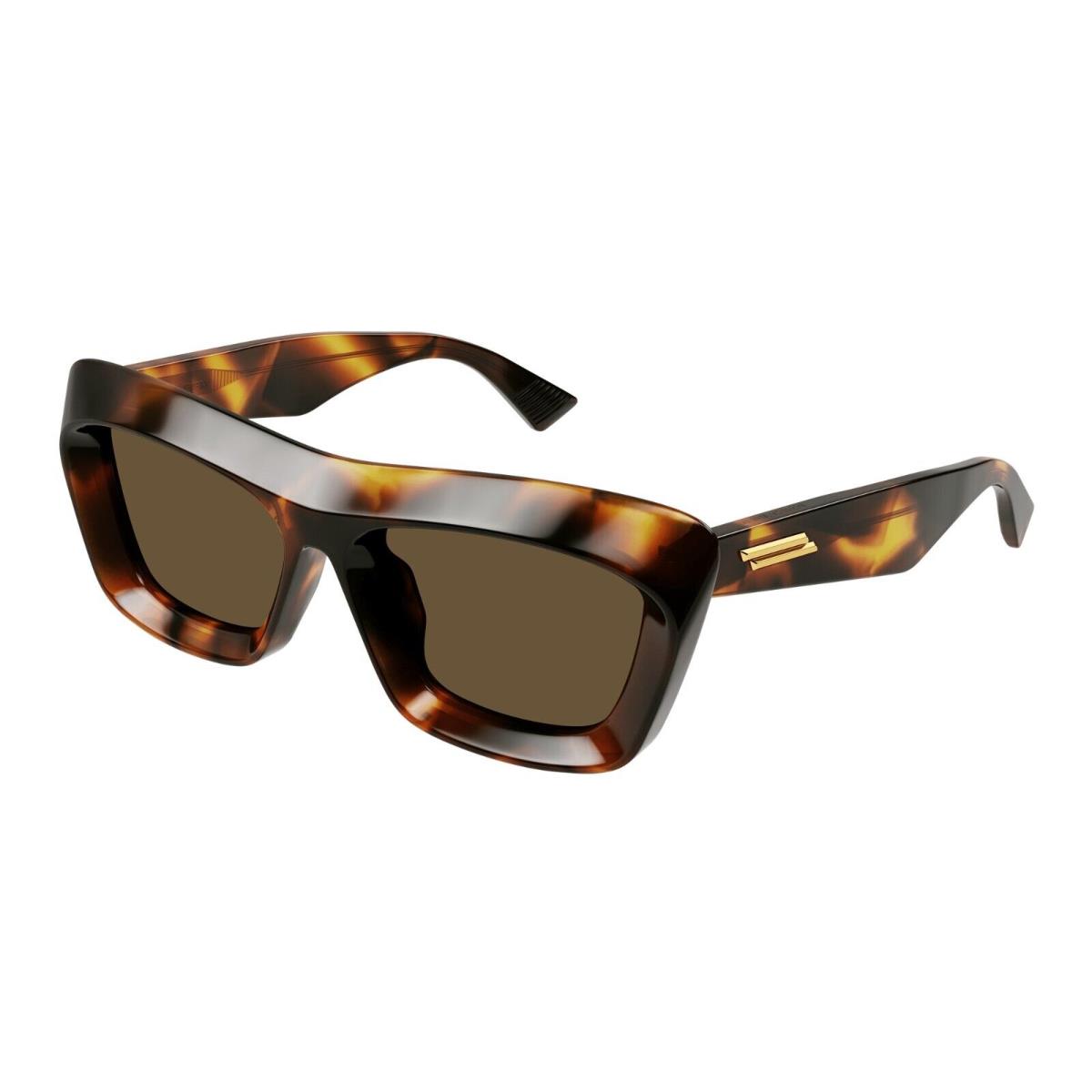 Bottega Veneta BV1283S Havana/brown 002 Sunglasses