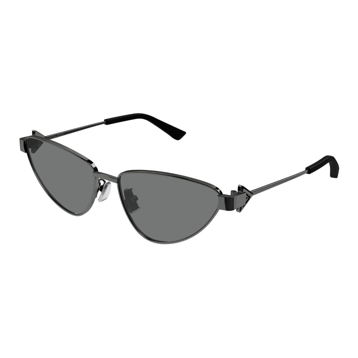 Bottega Veneta BV1186S Ruthenium/grey 001 Sunglasses