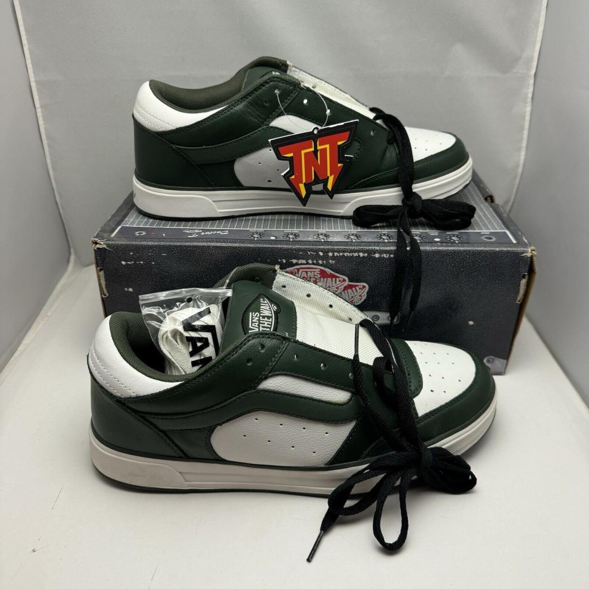 Vans Tnt Tony Trujillo 10.5 Forest Green White and Black