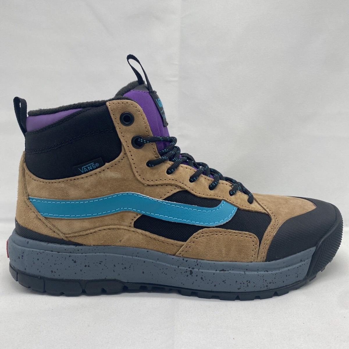 Vans Ultrarange Exo Hi Mte Mens Sz 8.5 / Womens 10 Brown Black Blue VN0A5KS5FSU