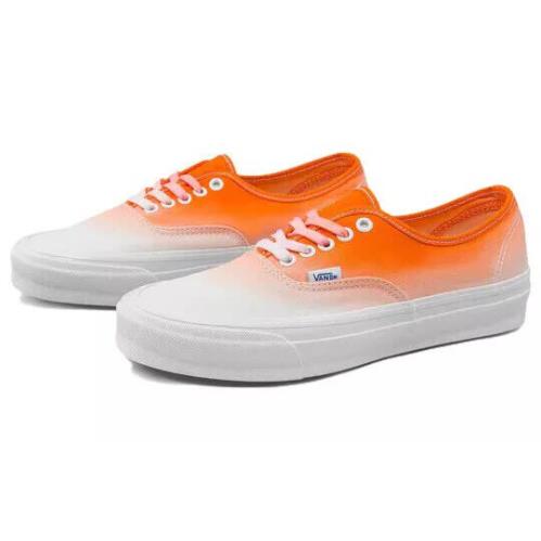 Vans Vault OG LX Dip Dye Orange White VN0A4BV9B4S Men`s Size 8 - Multicolor