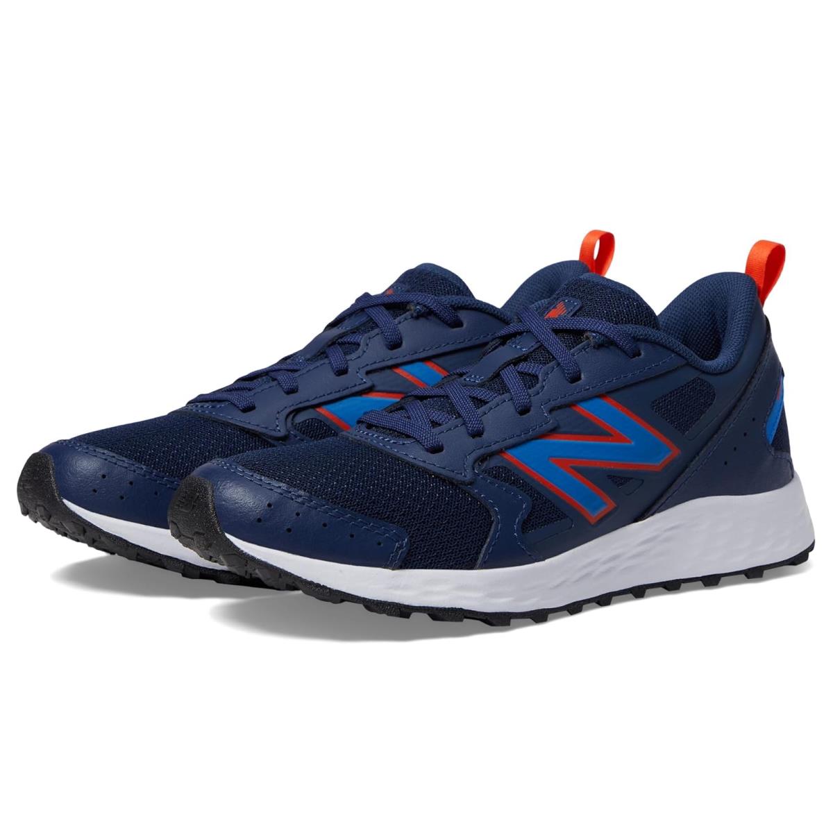 Children Unisex Shoes New Balance Kids Fresh Foam 650v1 Big Kid - NB Navy/Blue Oasis