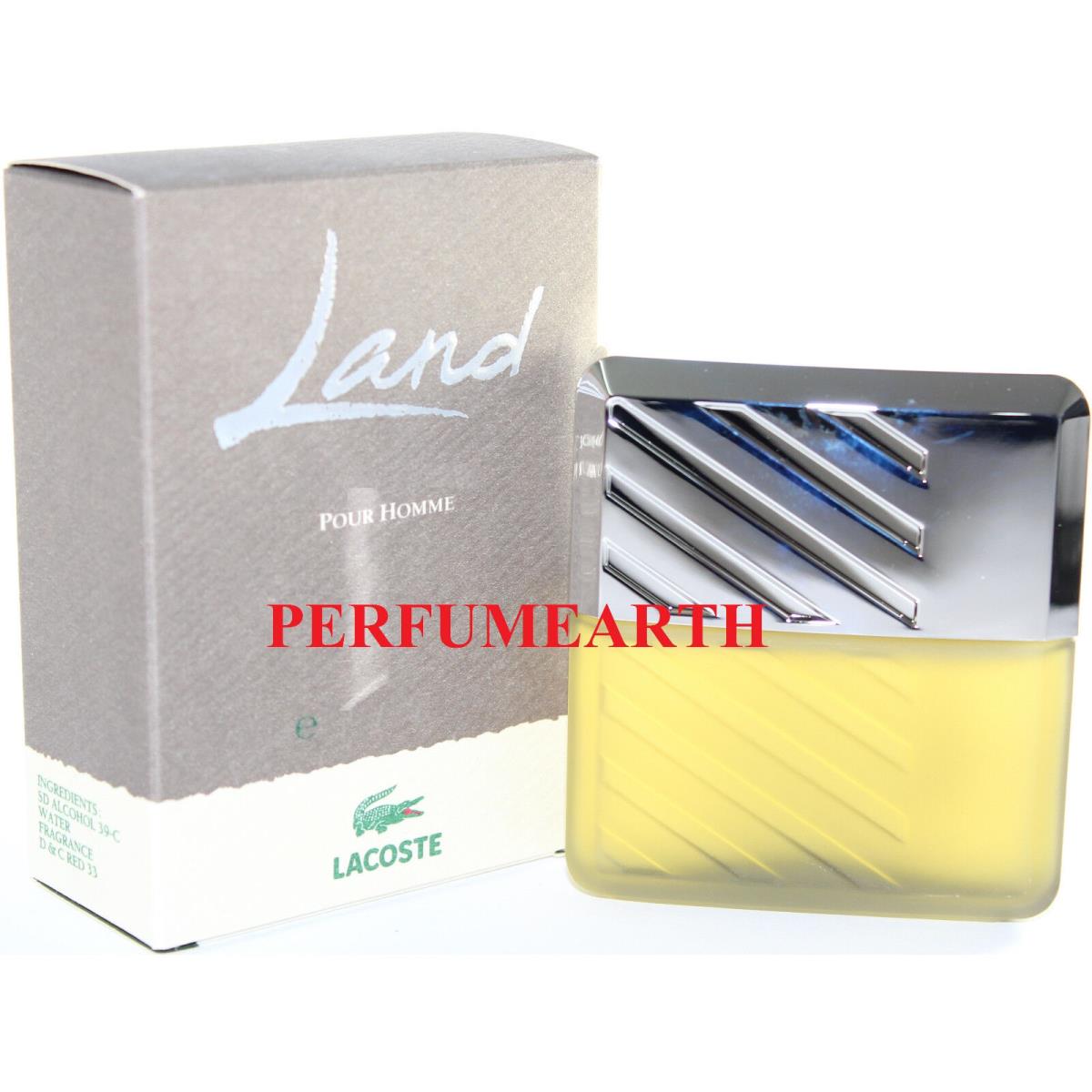 Land BY Lacoste After Shave Lotion 3.3 / 3.4 OZ Splash Pour Homme IN A Box