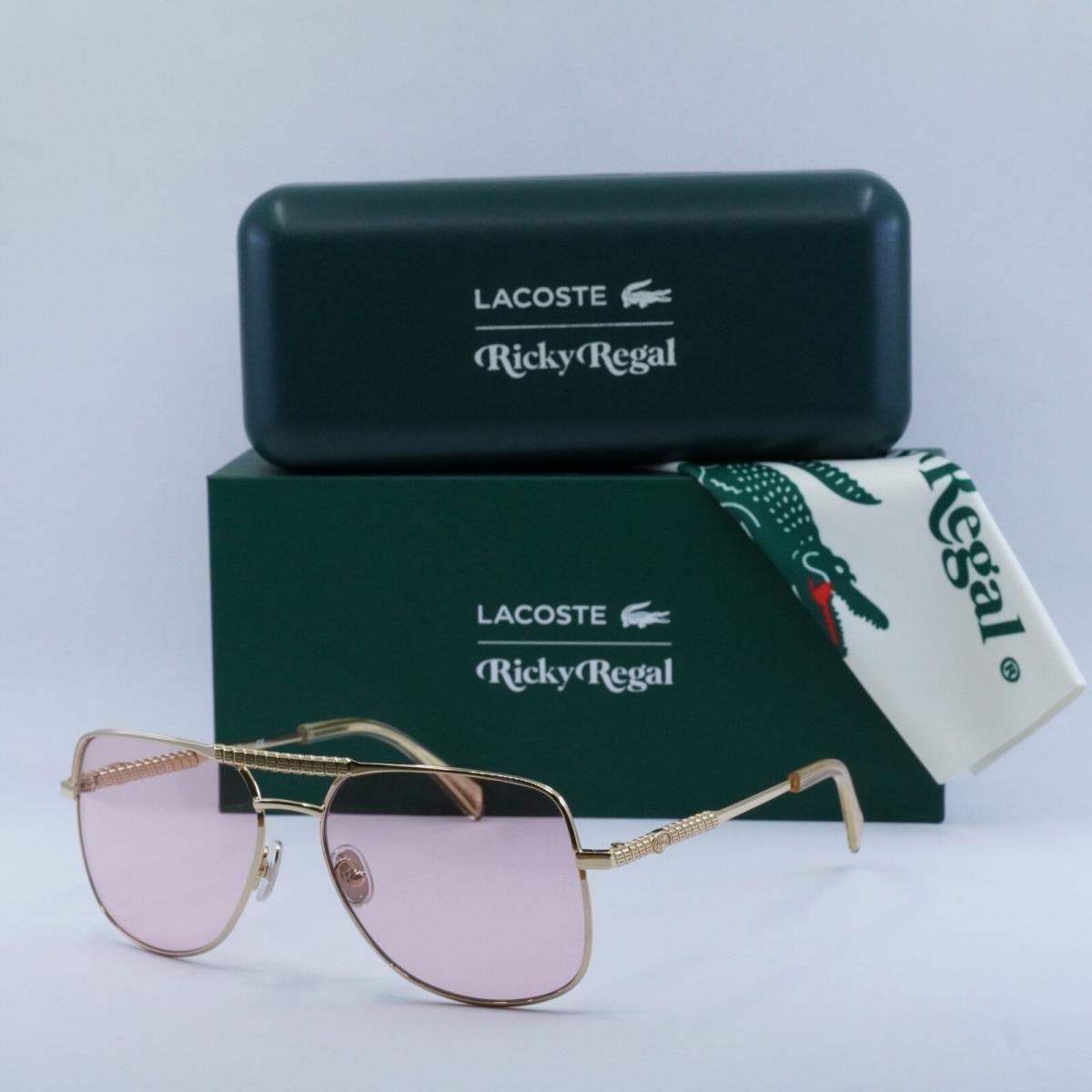 Lacoste L239S Ricky Regal 712 Light Gold/pink 58-16-145 Sunglasses