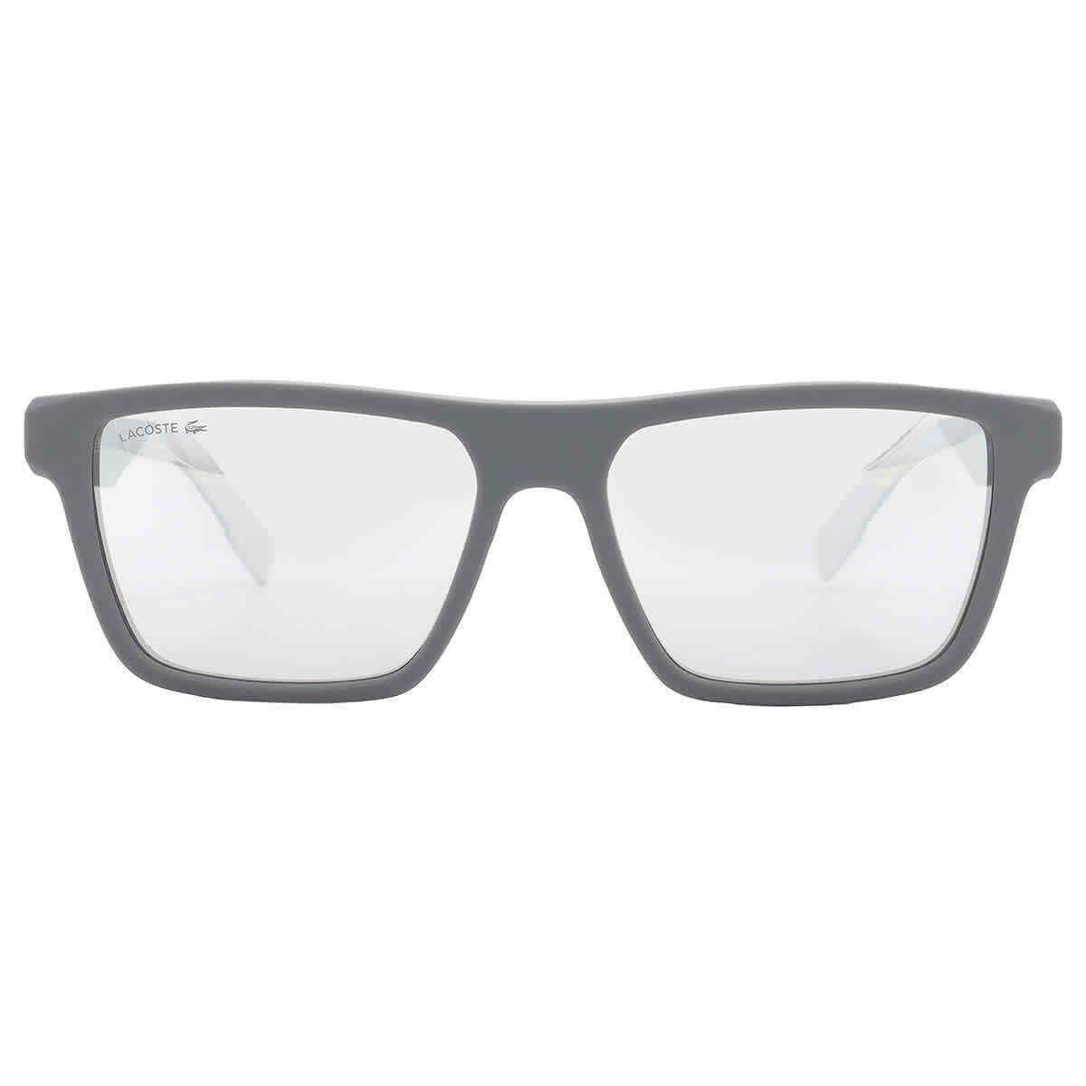 Lacoste Grey Square Men`s Sunglasses L998S 022 55 L998S 022 55
