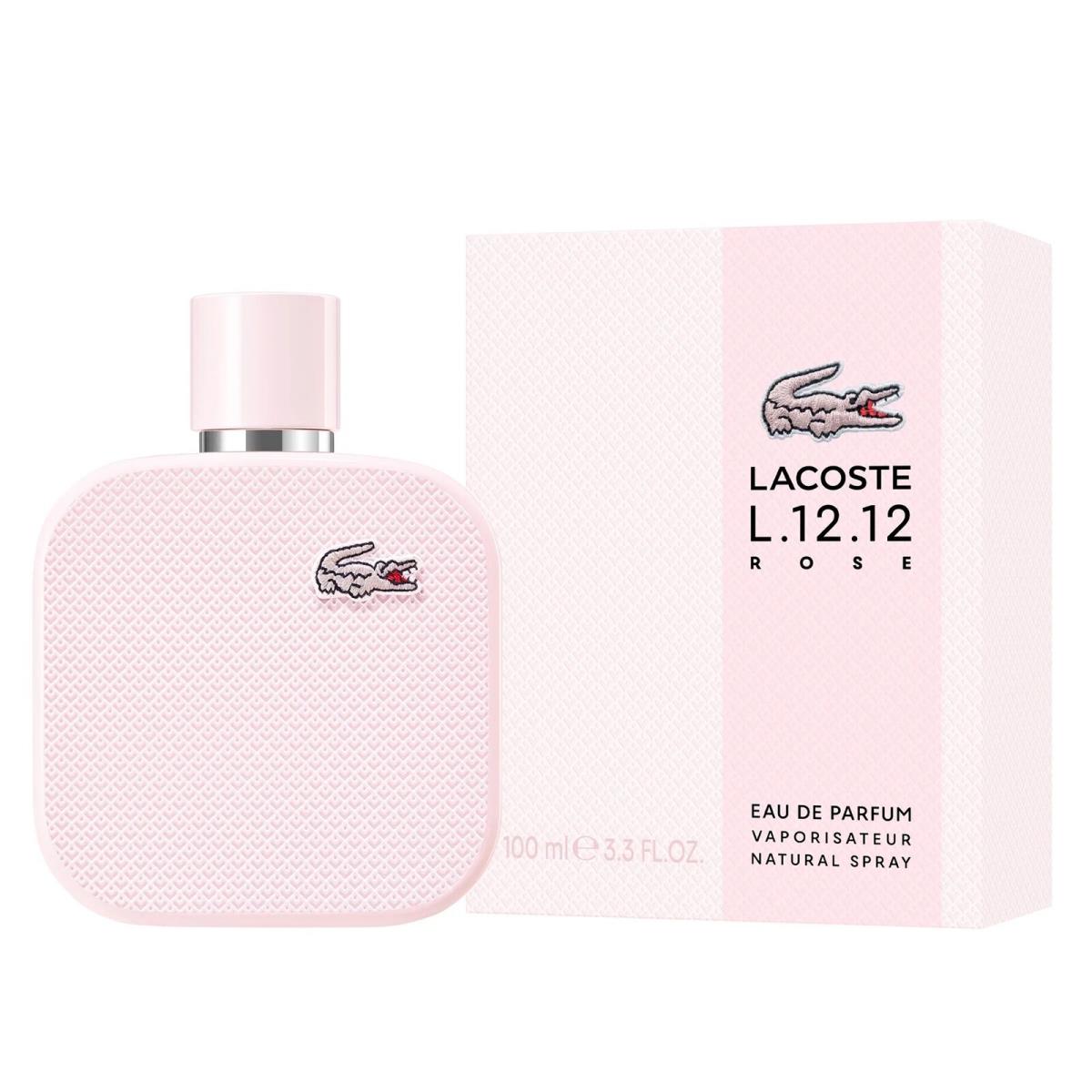 Lacoste L.12.12 Rose Eau De Parfum - 3.4oz