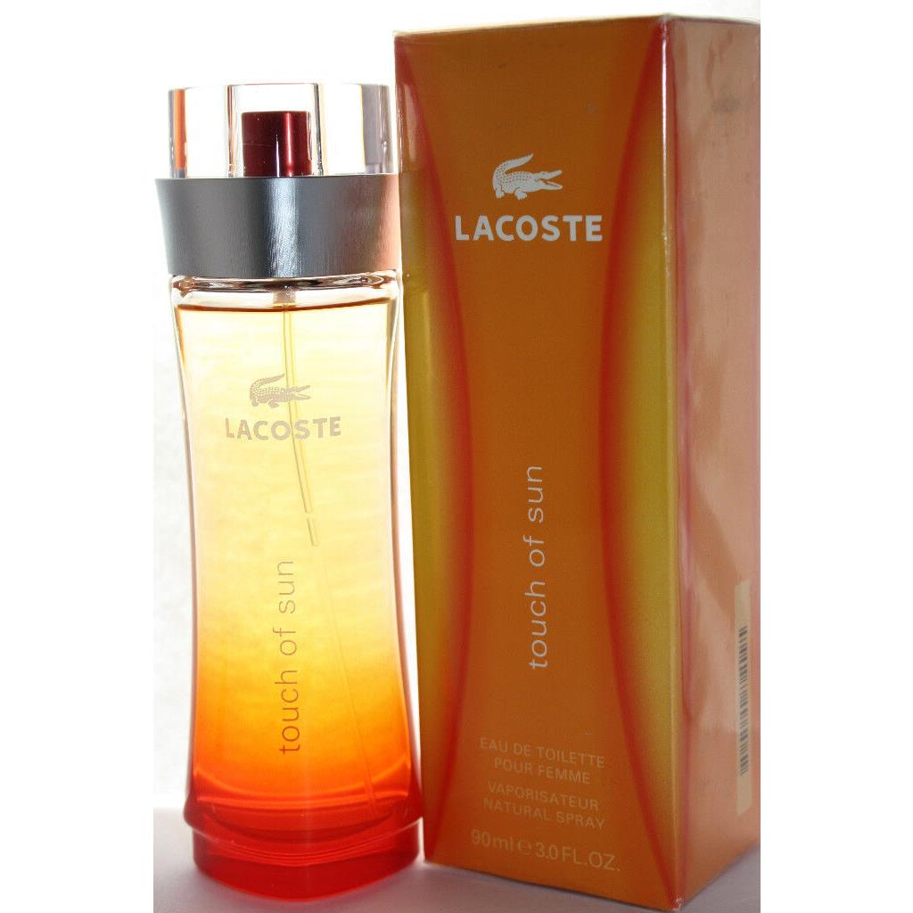 Touch OF Sun BY Lacoste 3.0 Oz/ 90 ML Edt Spray For Women