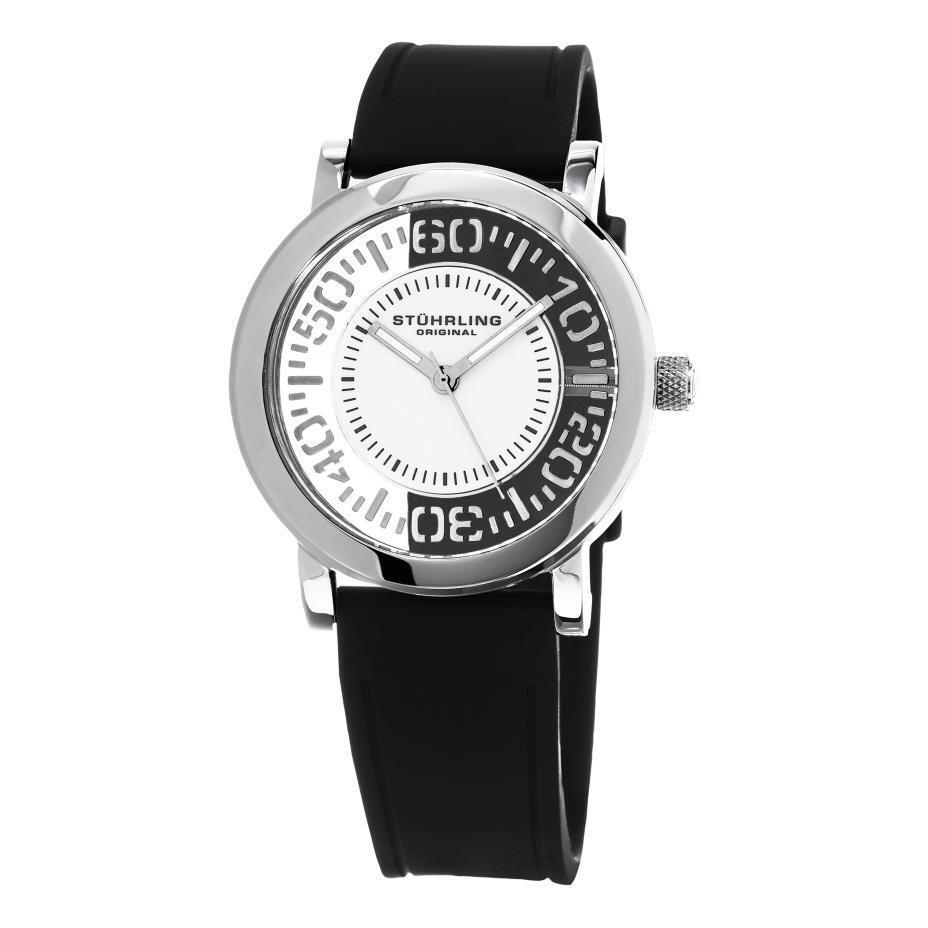 Stuhrling 830.01 830.01 Symphony Analog Quartz Black Mens Watch