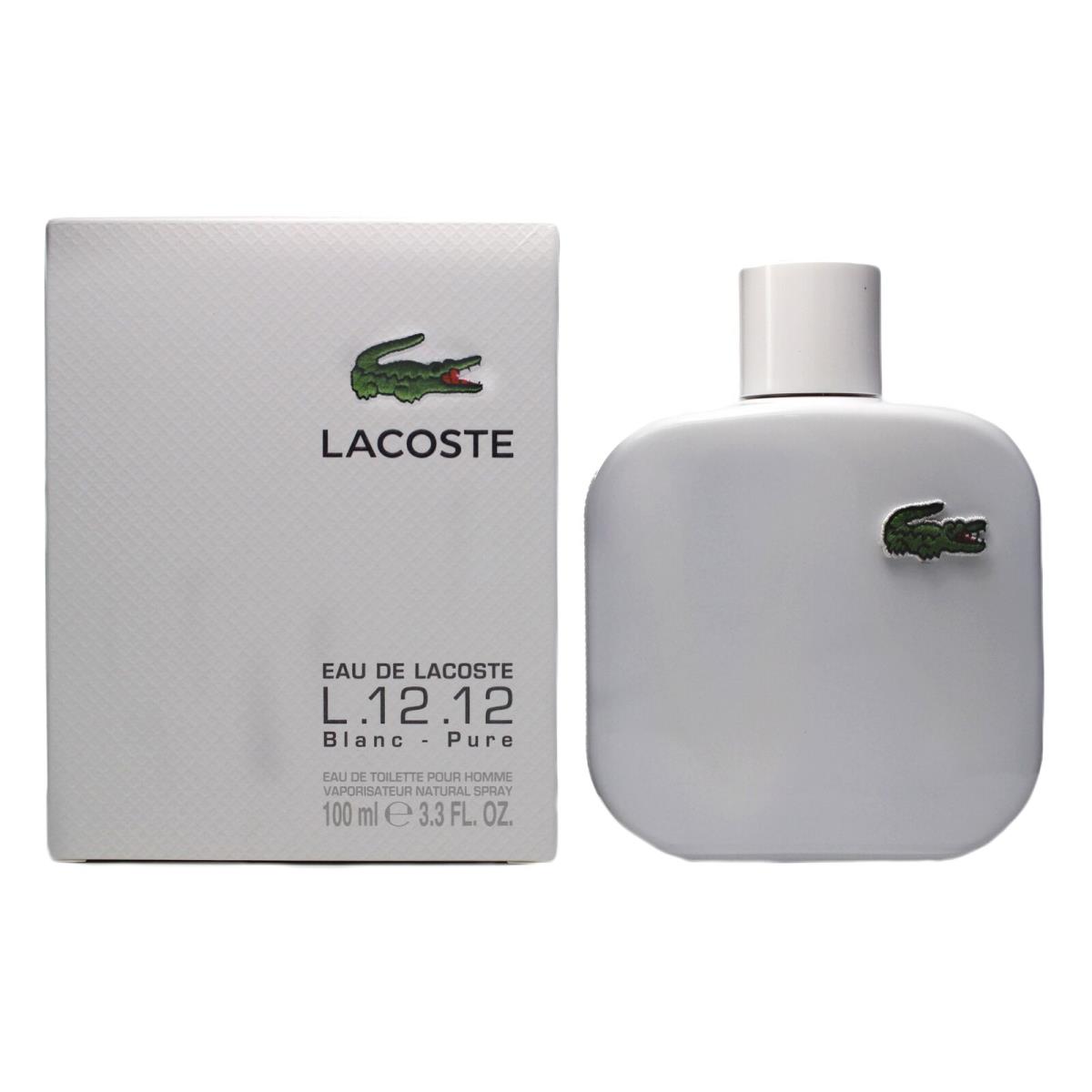 Eau De Lacoste L.12.12 Blanc Edt For Men - 3.3 oz / 100 ml