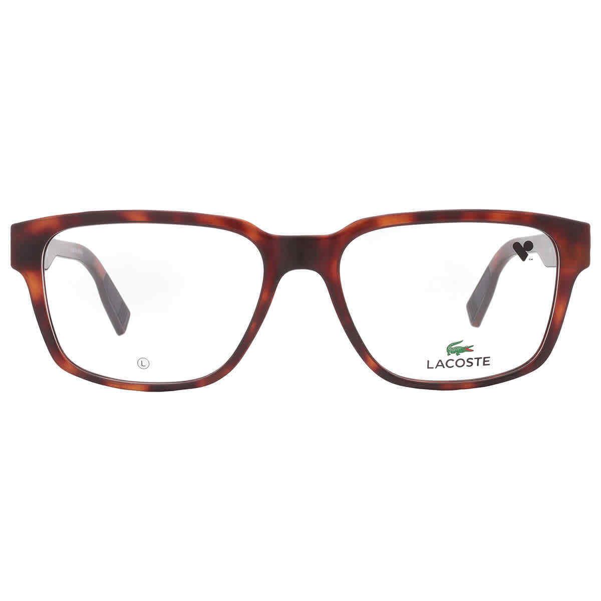 Lacoste Demo Rectangular Men`s Eyeglasses L2927 214 56 L2927 214 56