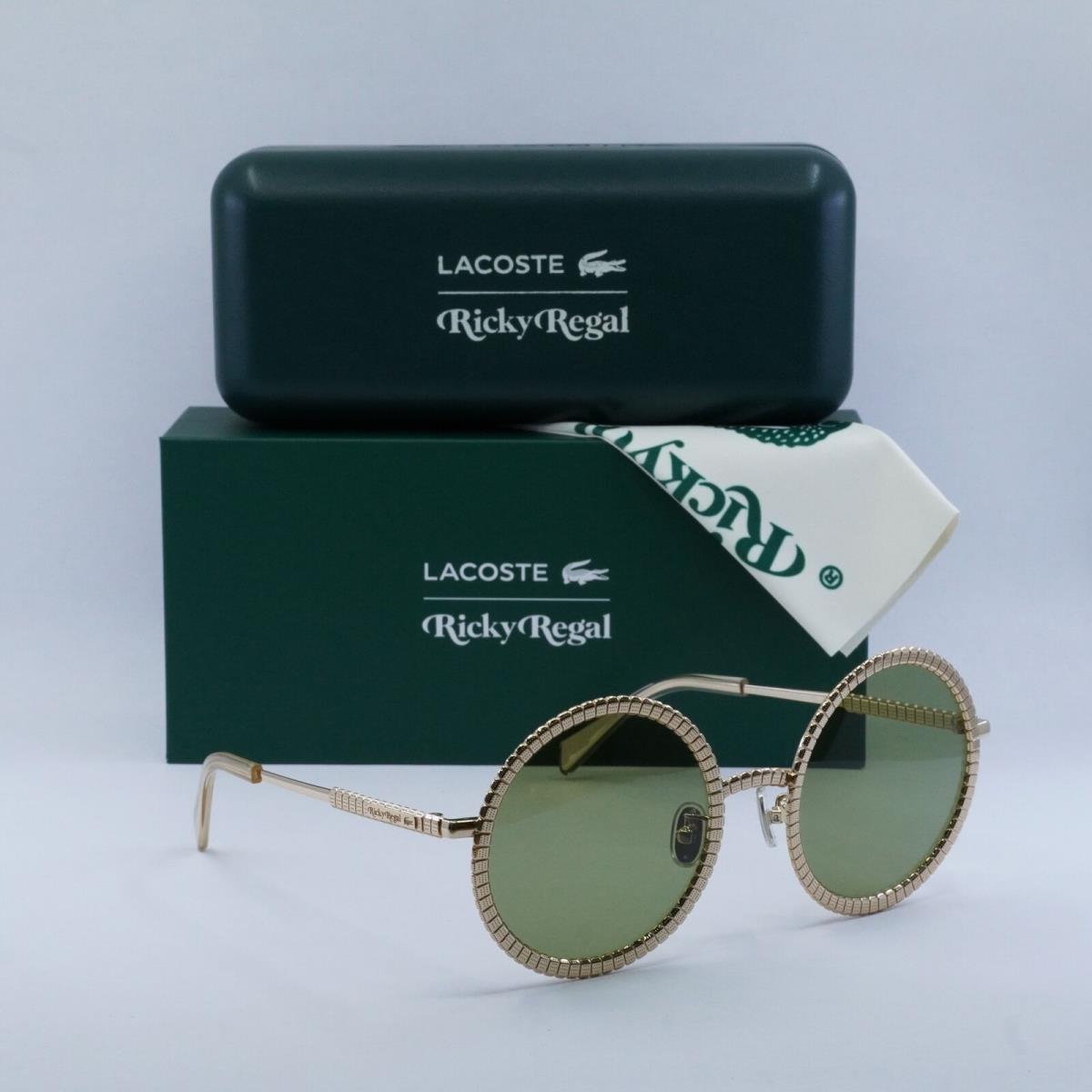 Lacoste L252S Ricky Regal 714 Gold/green 58-21-140 Sunglasses