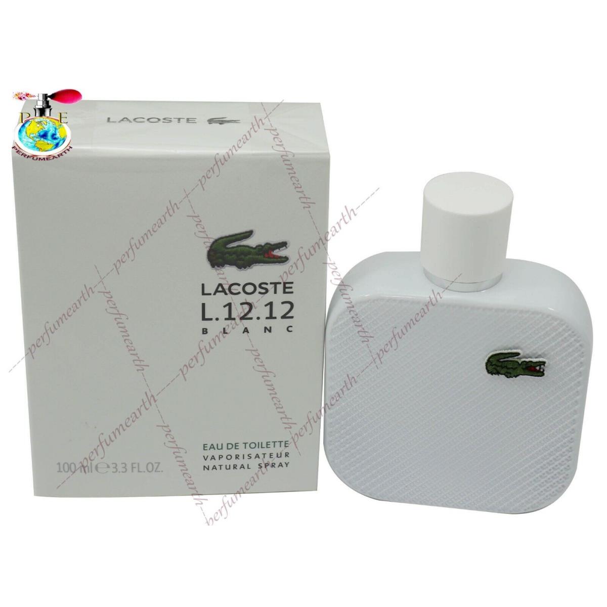 Lacoste Eau De Lacoste L.12.12 Blanc by Lacoste Edt Spray 3.4/3.3 oz For Men