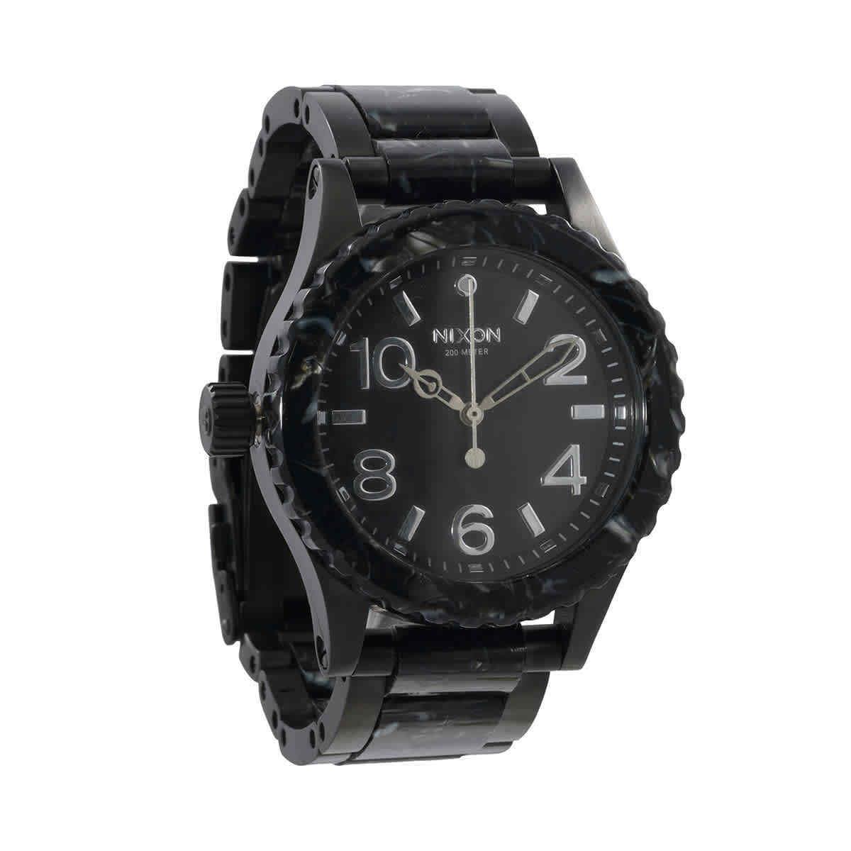 Nixon 38-20 Lefty Quartz Black Dial Unisex Watch A410-2185-00