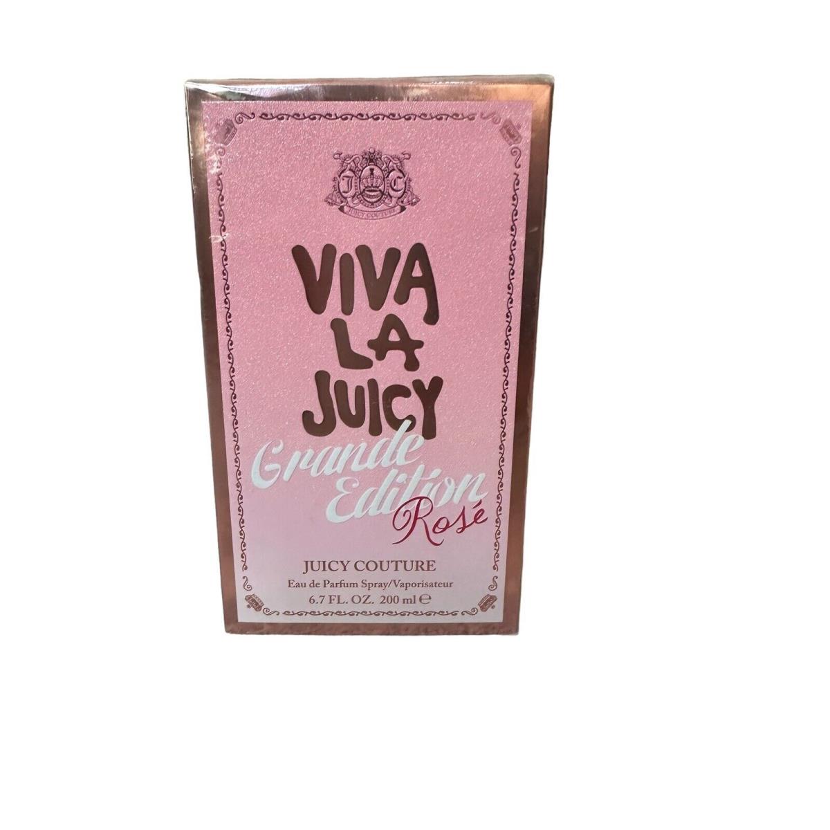 Juicy Couture Viva La Juicy Rose Grande Edition Eau de Parfum 6.7 OZ/200 ML Seal