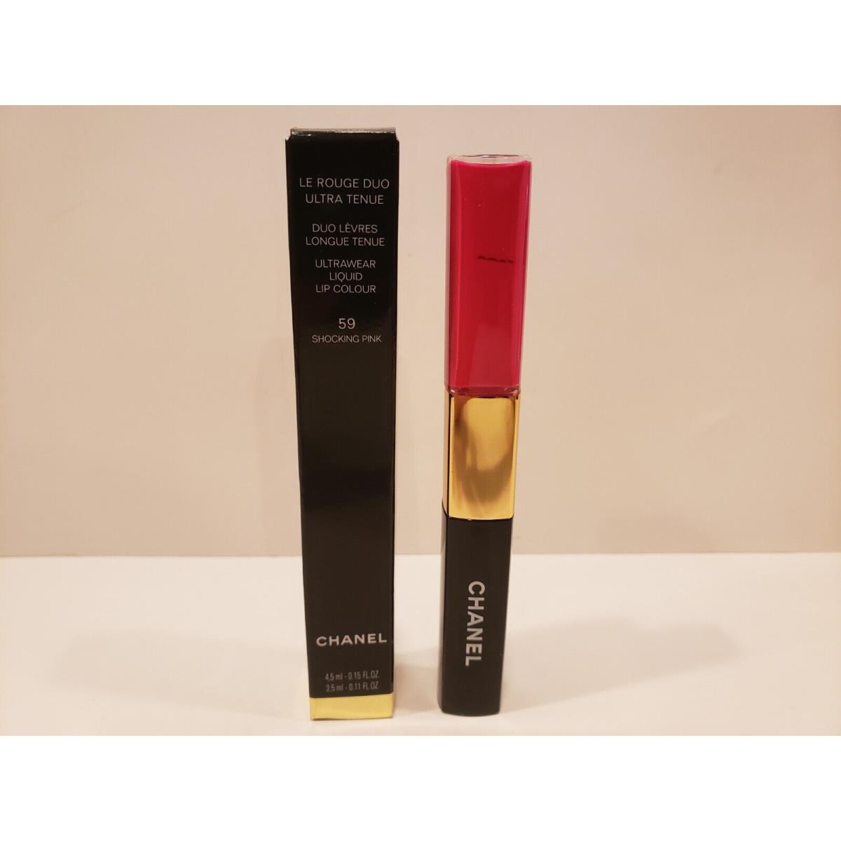 Chanel Le Rouge Duo Ultra Tenue Ultrawear Liquid Lipgloss 59 Shocking Pink