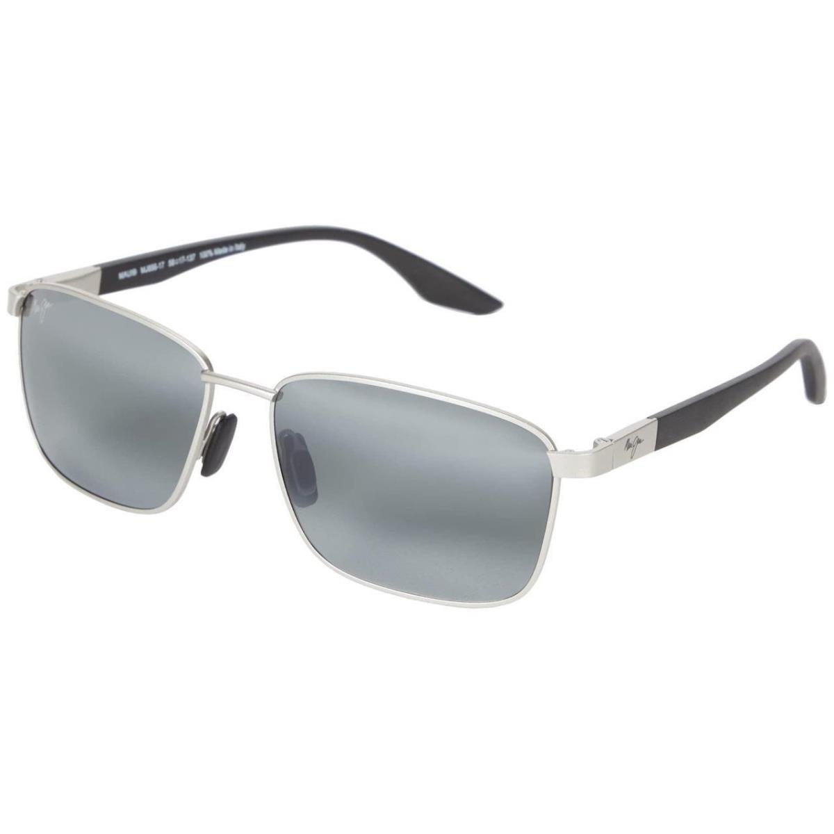 Maui Jim Ka`ala Polarized Sunglasses 856-17 Silver/gray Glass Aviator Kaala