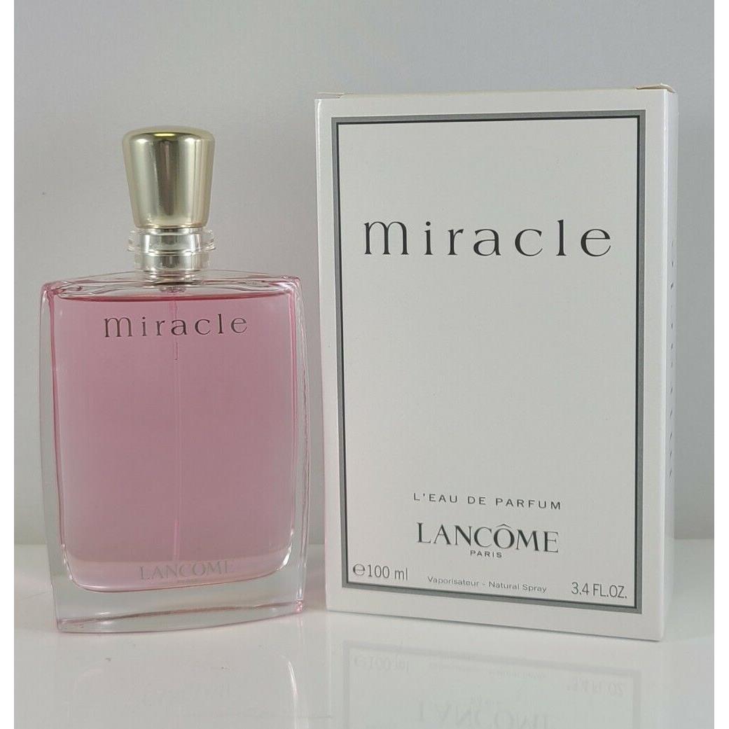 Lancome Miracle by Lanc me 100ml 3.4 Oz Eau de Partum Spray Box As in Pic