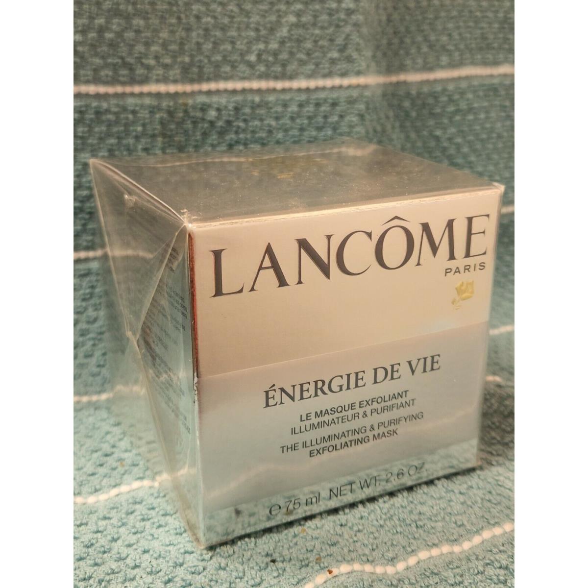 Lancome Energie De Vie Illuminating Purifying Exfoliating Mask 2.6 oz