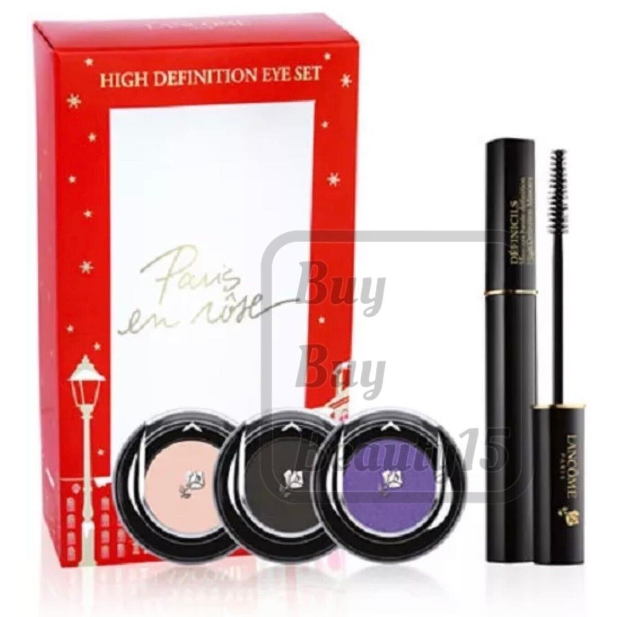 Lancome 4 Piece High Definition Eye Makeup Set Limited Edition