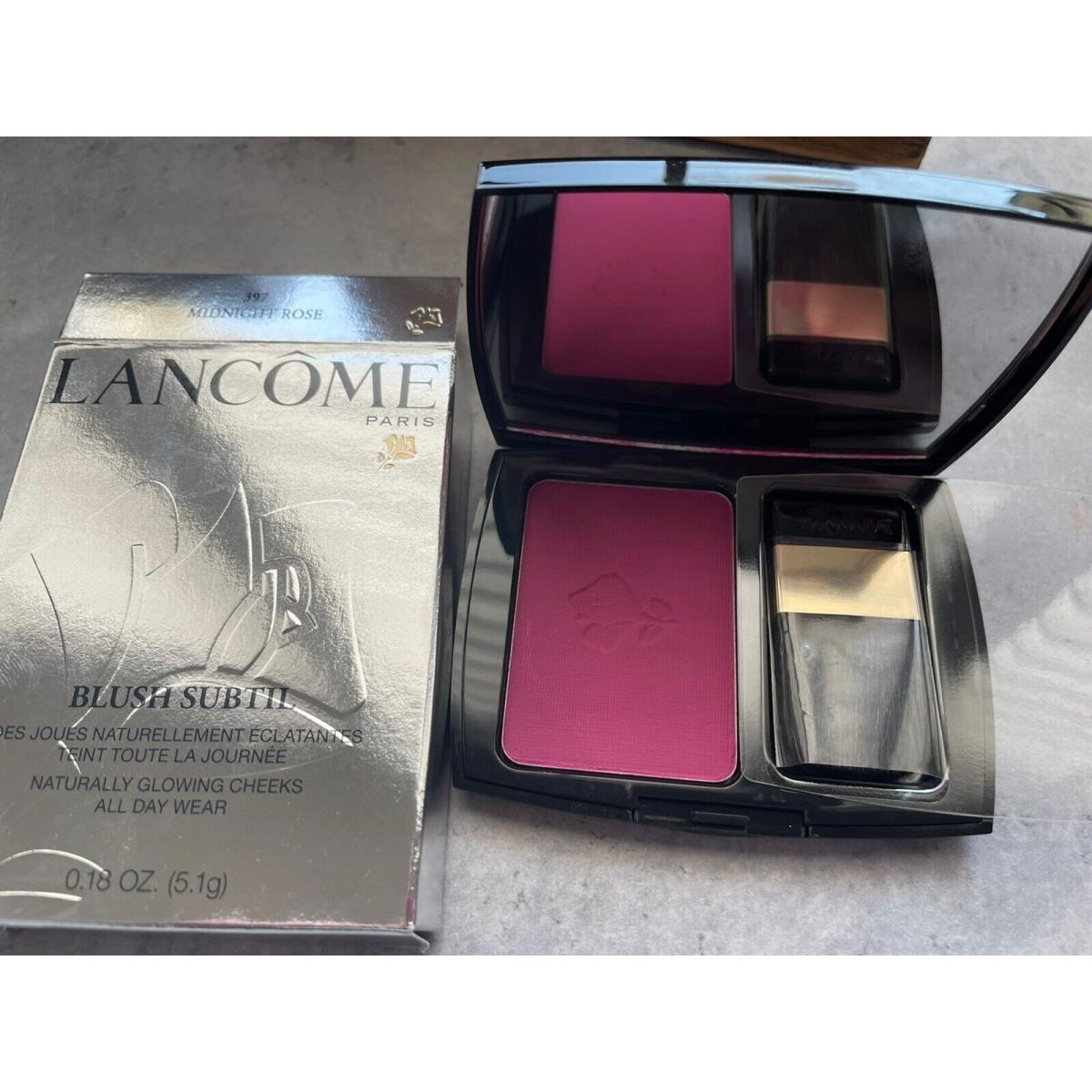 Full Size Lancome 397 Midnight Rose Blush Subtil 0.18 oz