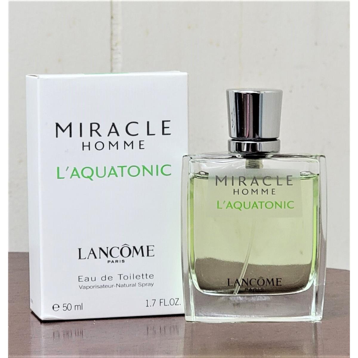 Miracle Homme L` Aquatonic by Lancome 1.7 oz / 50 ml Edt Spy Cologne For Men