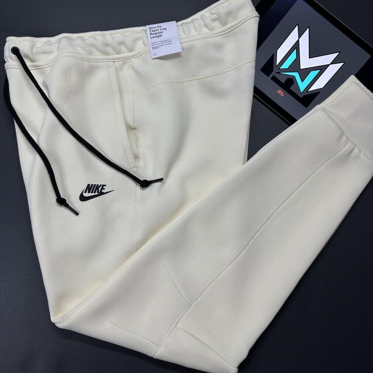 Nike Nsw Tech Fleece Coconut Milk/black Joggers Men s Sizes FB8002-113