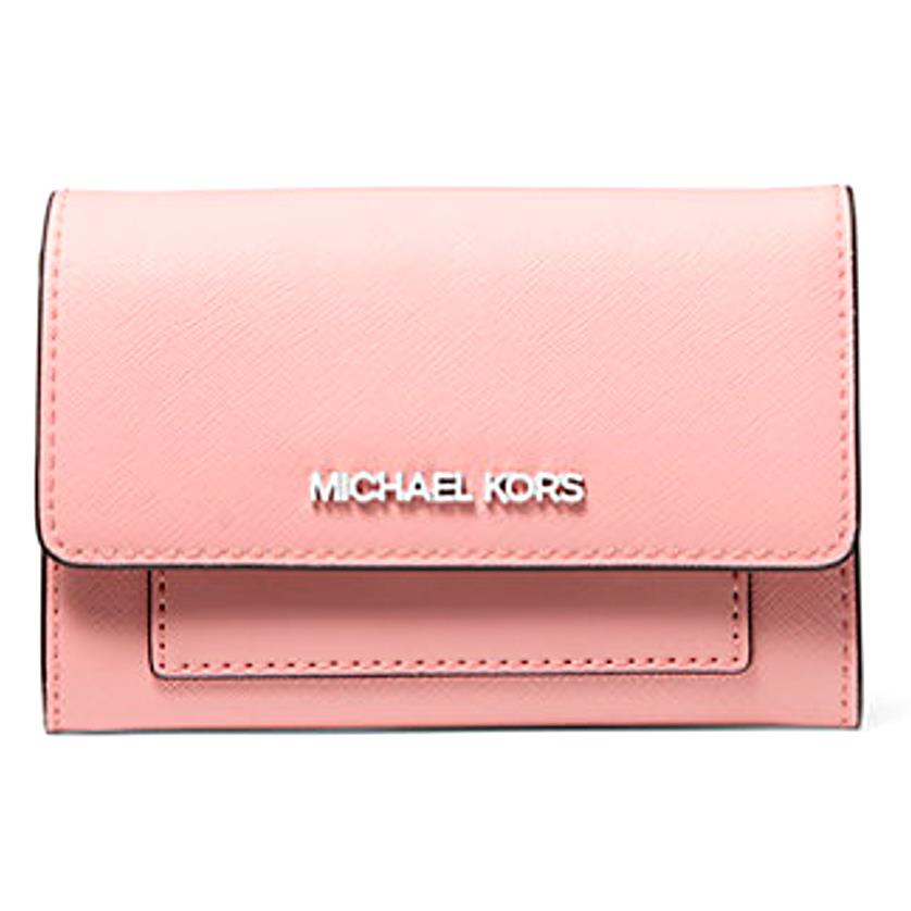 Michael Kors Jet Set Medium - 2-in-1 Wallet Primrose Peach - 38R3SJ6D6L