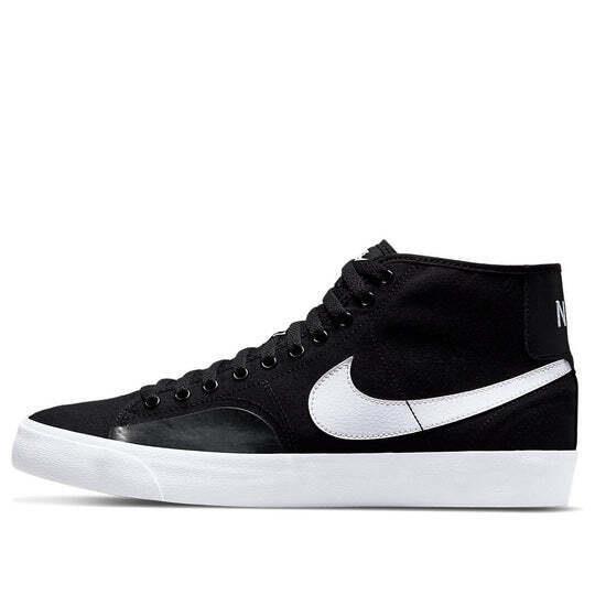 Nike Blazer Court Mid SB `black White` DC8901-001 - Black/White