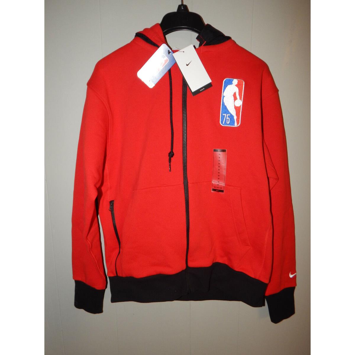 Nike Nba 75th Anniversary Chicago Bulls Courtside Hoodie DB2185-657 Size M Rare