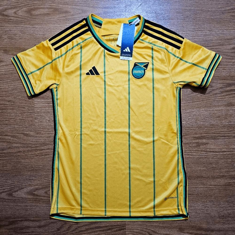 Adidas Jamaica Soccer Jersey Wales Bonner Women`s Small S Yellow Green HT7129