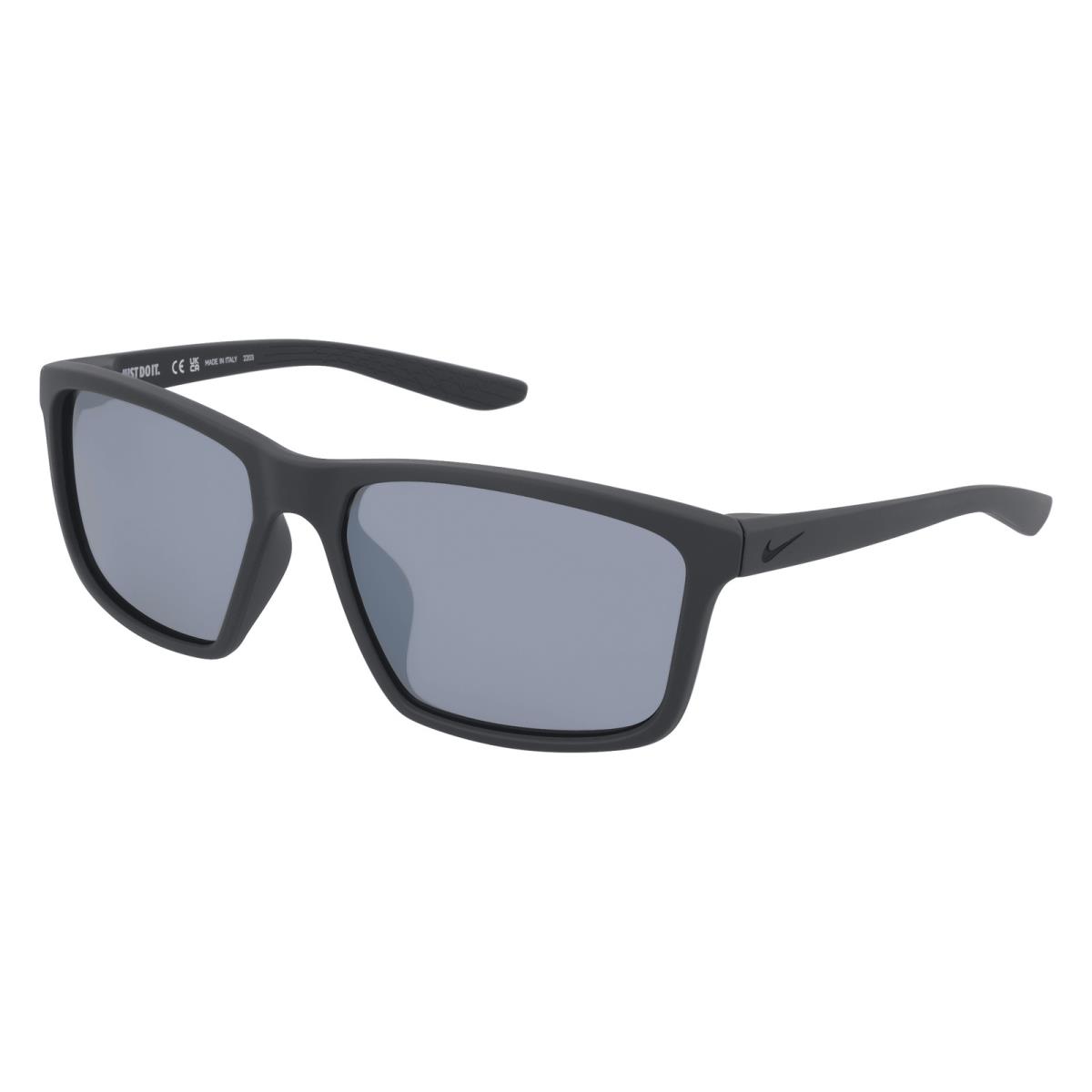 Nike VALIANT-FJ1996-060-6017 Matte Anthracite Sunglasses - Frame: MATTE ANTHRACITE, Lens: GREY SILVER