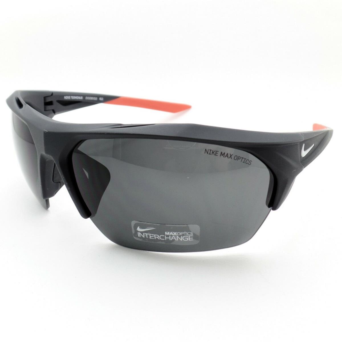 Nike TERMINUS-EV1030-010 Mate Anthracite Sunglasses - Frame: MATE ANTHRACITE, Lens: DARK GREY