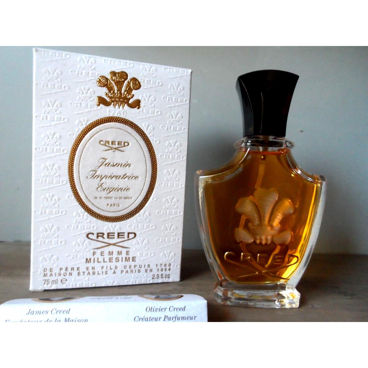 Creed Jasmin Impertrice Eugenie Millesime 2.5 oz Spray 2010 Boxed C5410E01