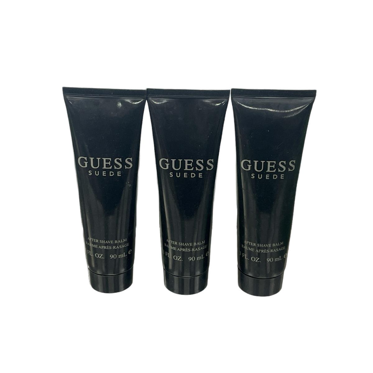 Guess Suede After Shave Balm 3oz/90ml Lots You Pick Fresh Smell Lot Of Three (3)