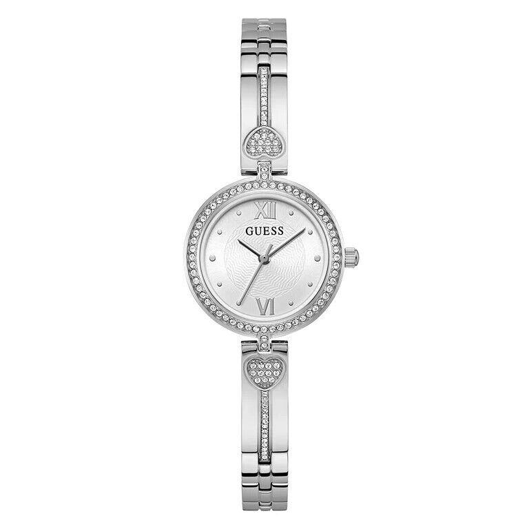 Guess Ladies Silver Tone Analog Watch GW0655L1