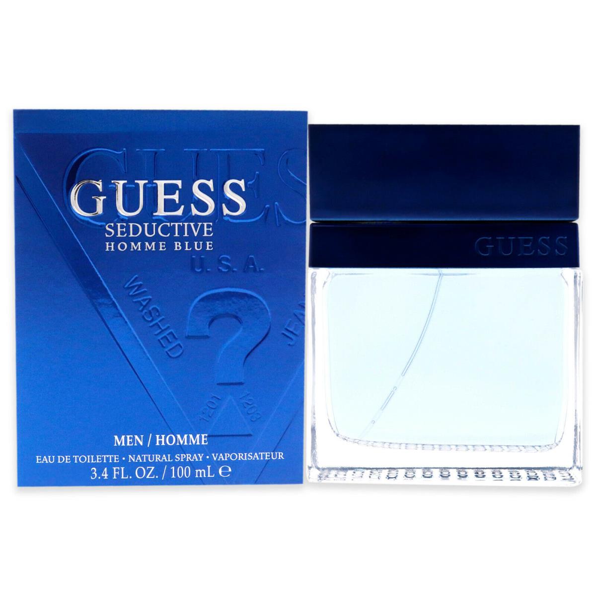 3 Pack Guess Seductive Homme Blue by Guess For Men - 3.4 oz Edt Spray