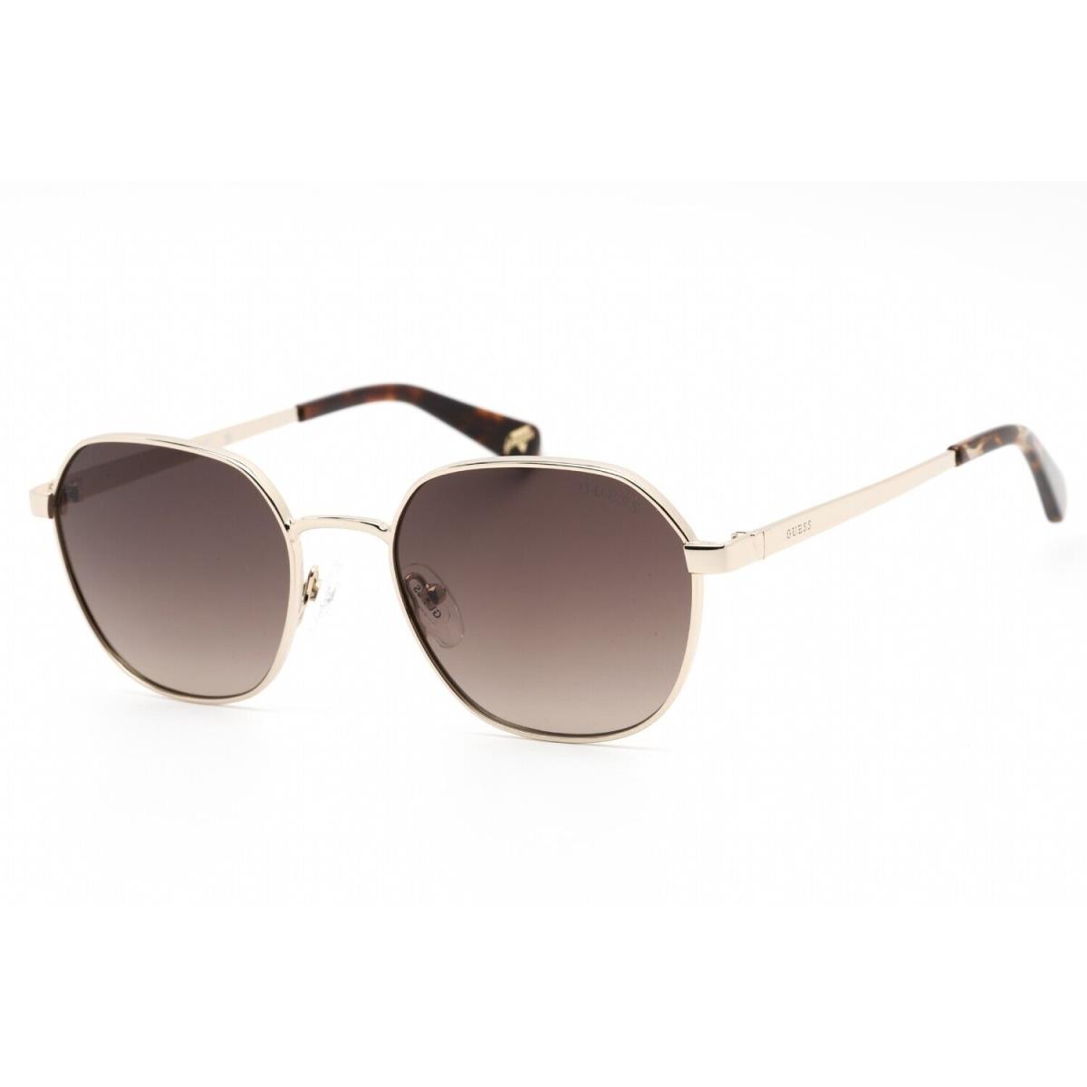 Guess GU5215 32F Oval Gold Sunglasses