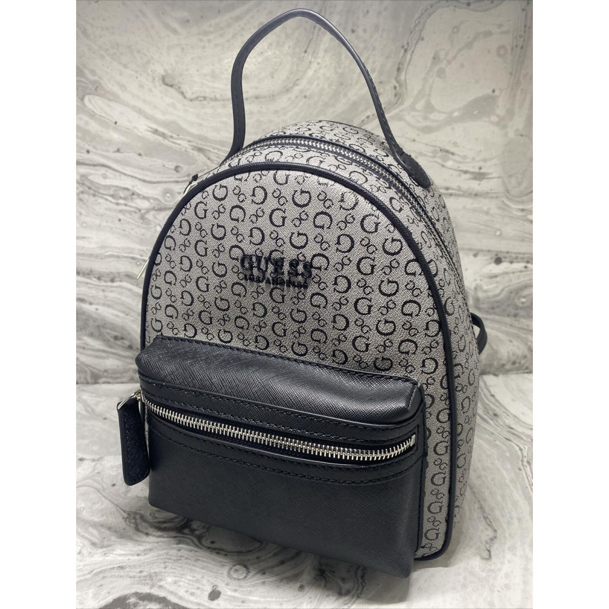 Guess Backpack Bag Handbag Women Logo Van Buren AA826830 Black