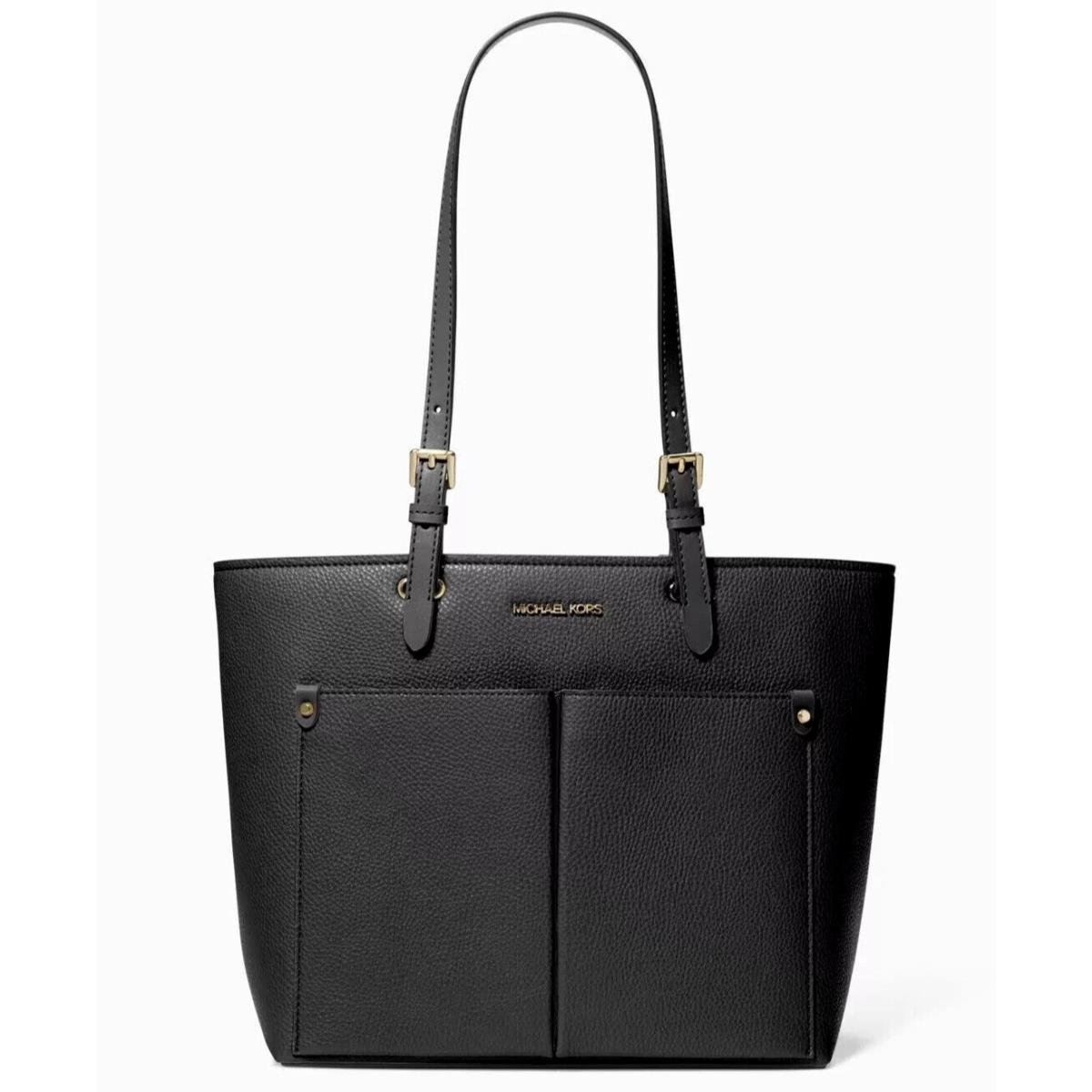 Michael Kors Jet Set Travel Medium Double Pocket Tote Black