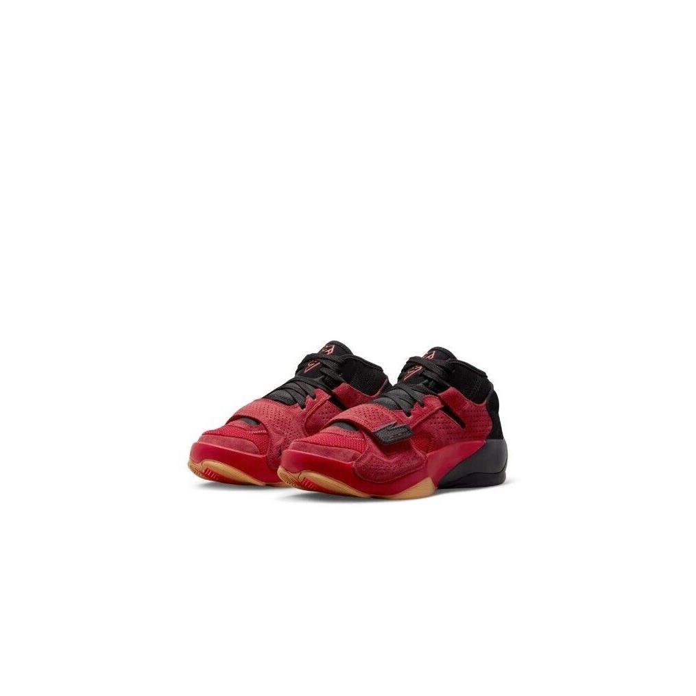 DV2463-600 Grade School Air Jordan Zion 2 GS `red Suede Gum` Size 5.5Y