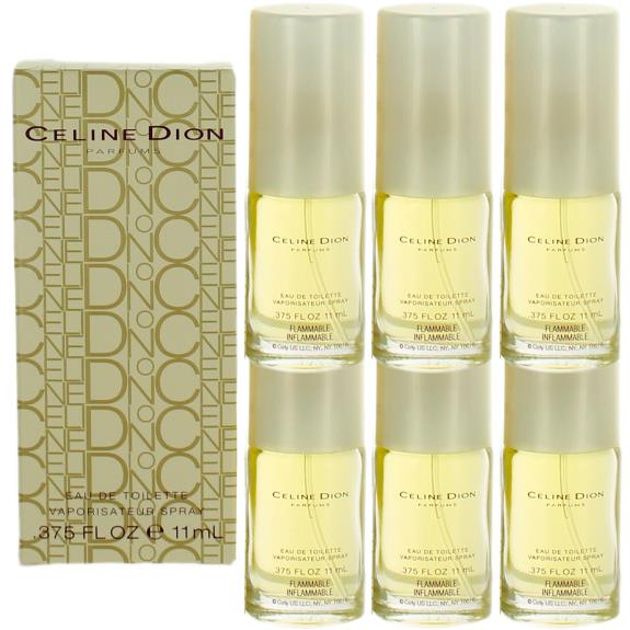 Celine Dion By Celine Dion For Women Combo Pack: Mini Edt Perfume 6x0.375oz