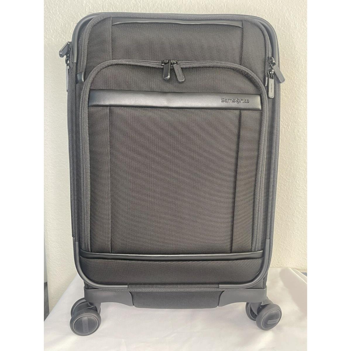 Samsonite Pivot SS Carry-on Spinner Luggage Black + Toiletry Bags