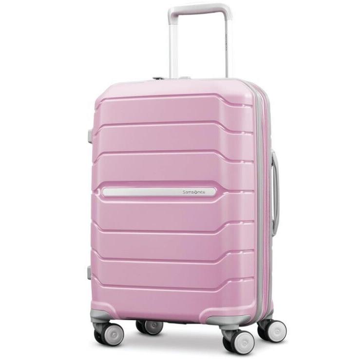 Girls Pink Samsonite Freeform Hardside Expandable Luggage Carry On Spinner