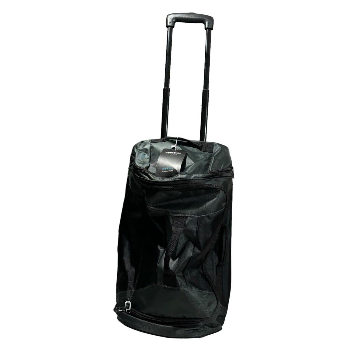 Samsonite Casual Black / Gray Andante 2 22 Wheeled Duffel Bag Airport Carry On