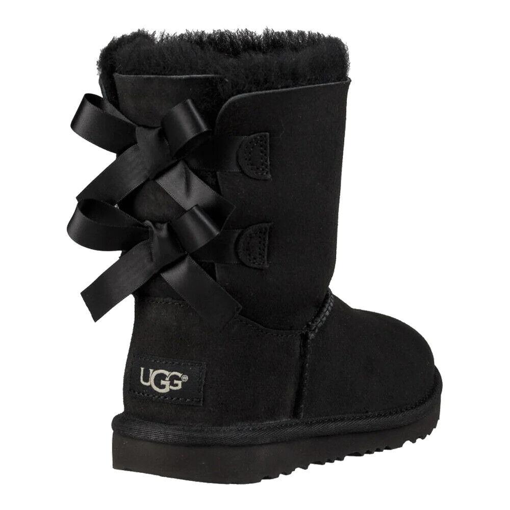 Ugg Australia Toddler Bailey Bow II Boot Style 1017394T - All Colors Black